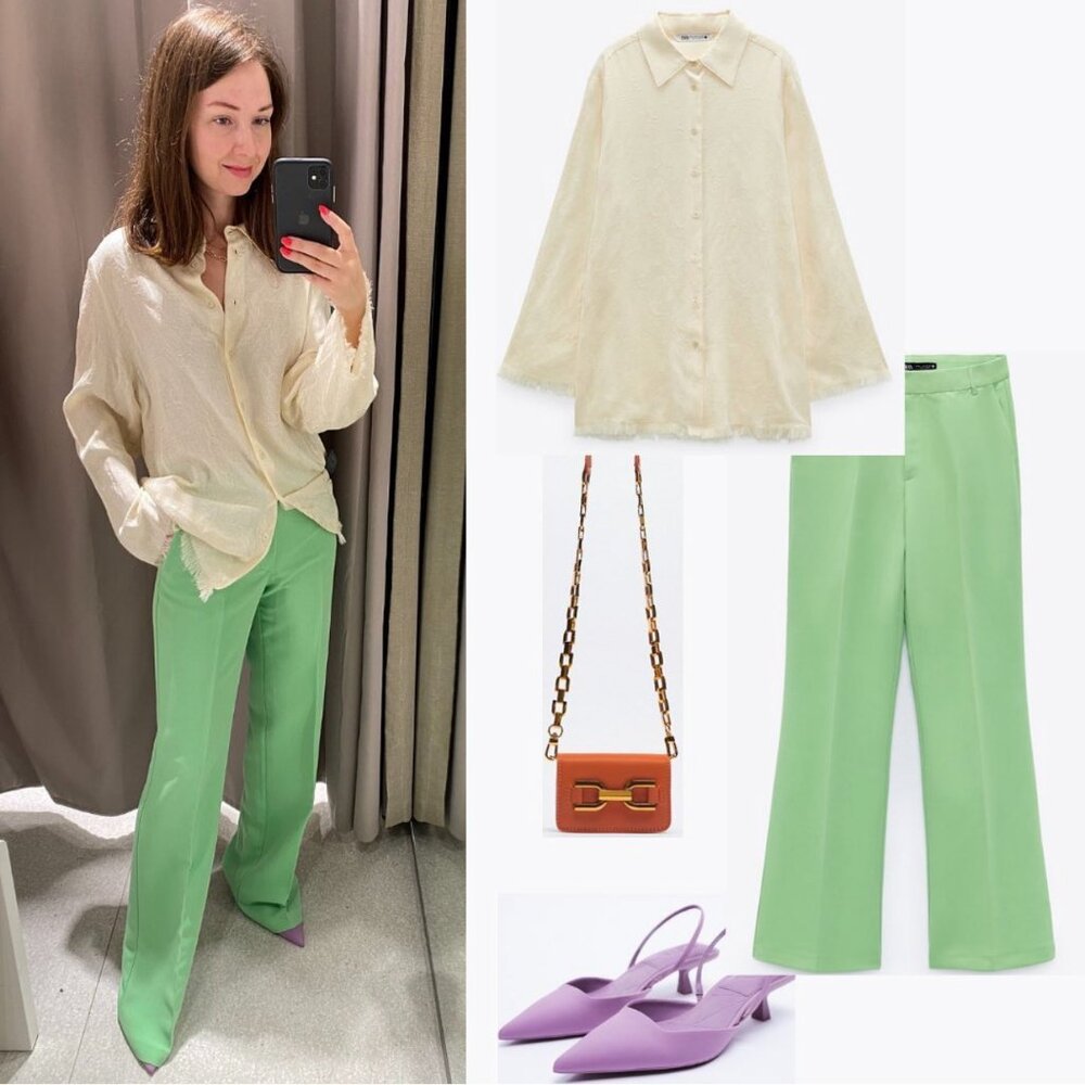 🆕 ZARA FRAYED JACQUARD SHIRT | ZARA FRAYED SHIRT